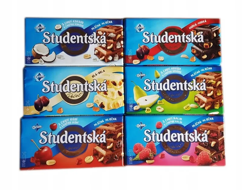 Czeskie piwo, Becherovka, Studentska czekolada