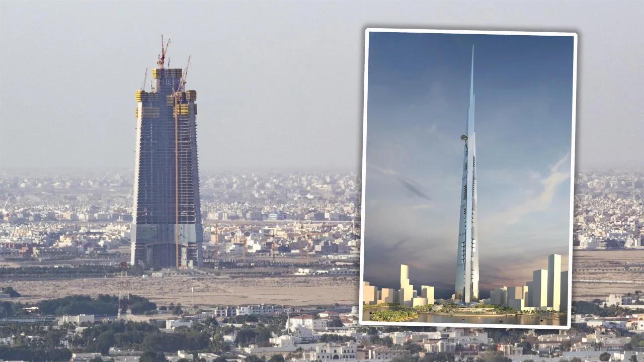 Jeddah Tower projekt wizualizacja