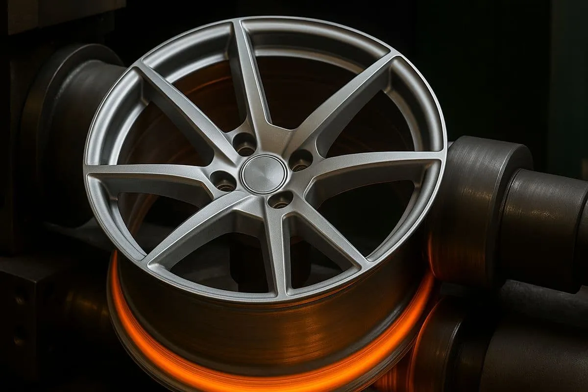 technologie produkcji felg odlewanie flow forming kucie porównanie