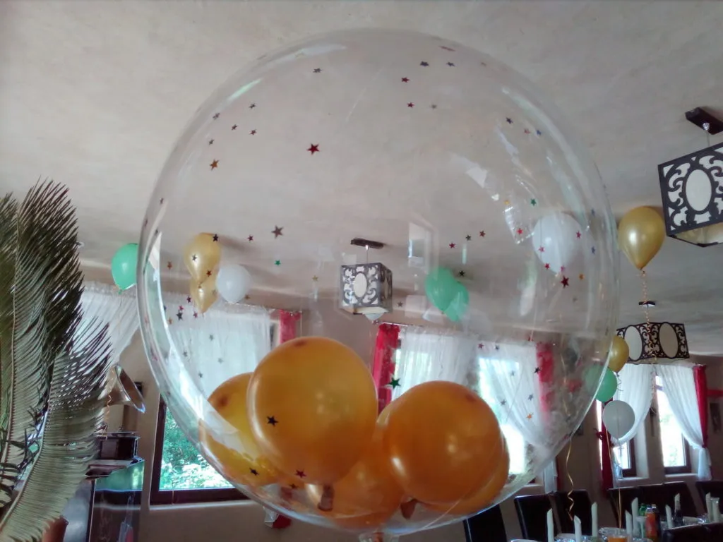 Balon w balonie inspiracje dekoracje