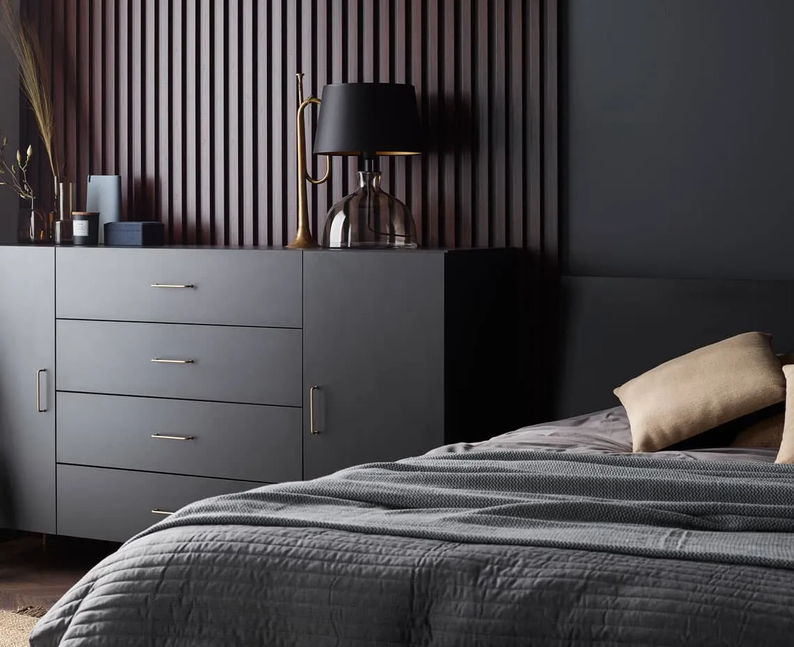 aranżacja komody w sypialni zasady kompozycji