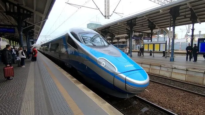 Pociąg PKP Intercity w Gdańsku
