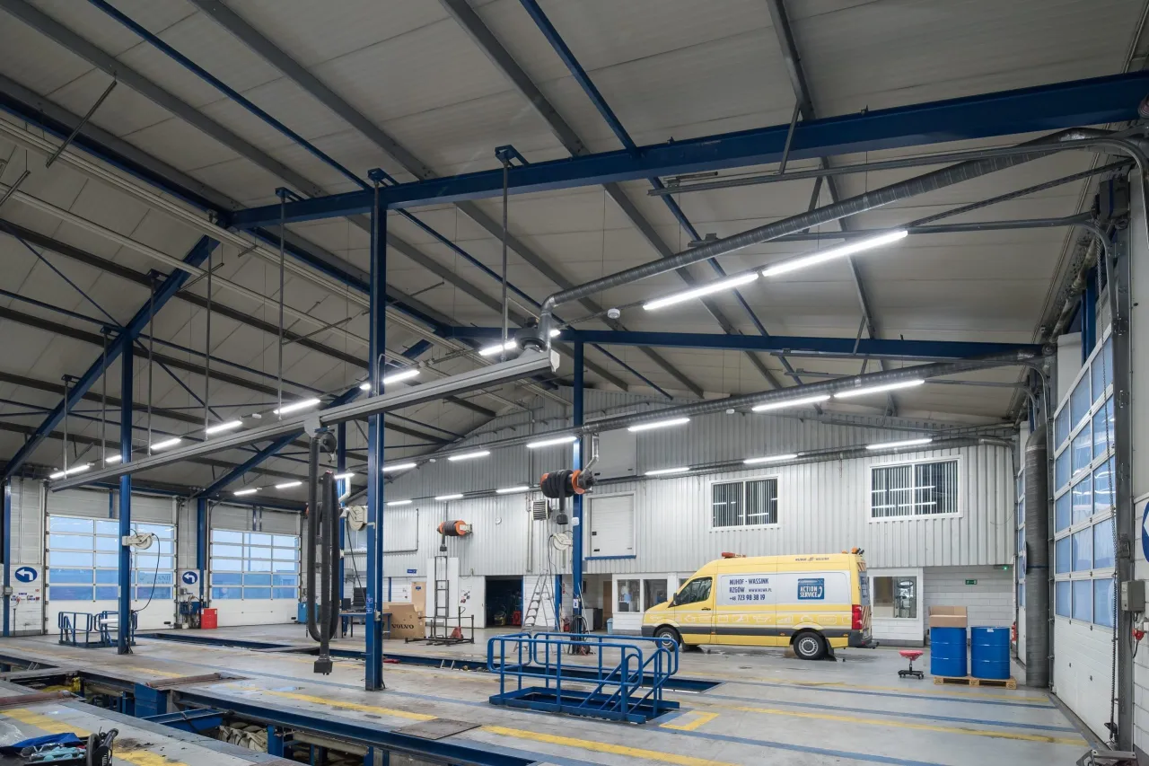 Przykłady barw światła w warsztacie