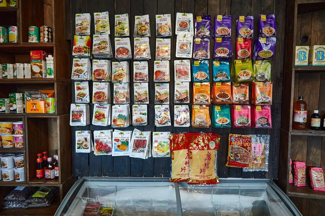 Sklep z azjatycką żywnością przyprawy chińskie