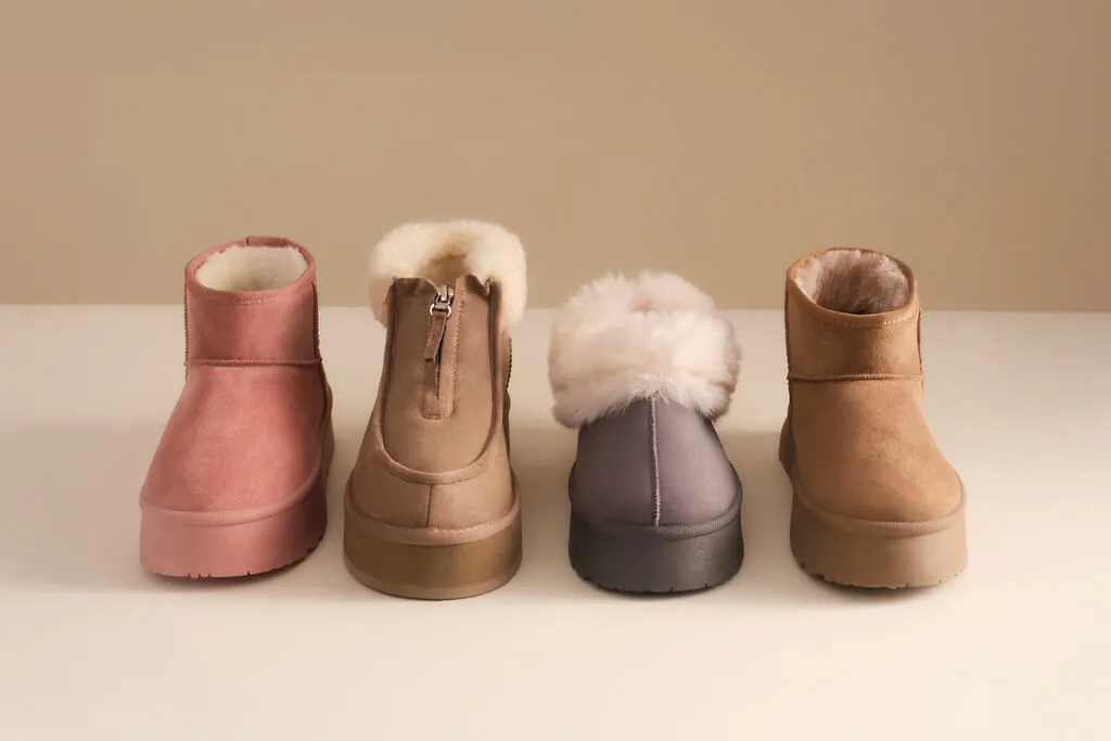 stylizacje buty mukluki jesień zima