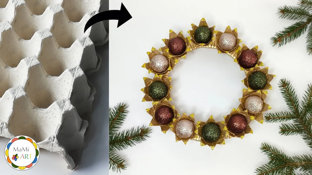 ozdoby świąteczne DIY z recyklingu