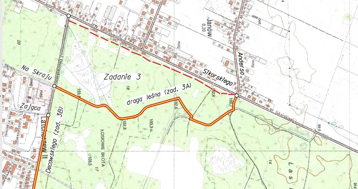 las bemowski ścieżki rowerowe