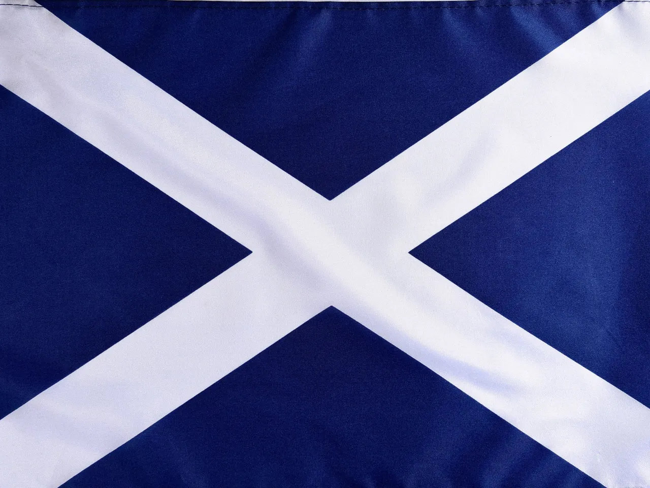 Flaga Szkocji Saltire