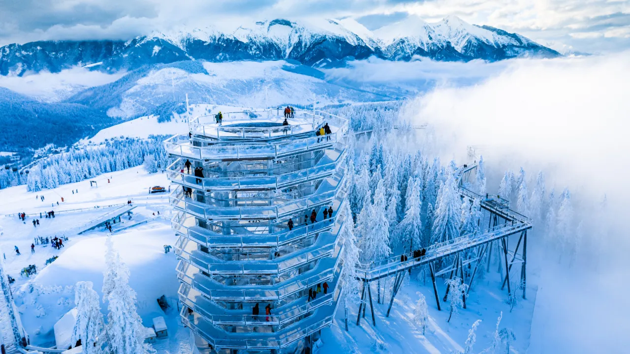 Ścieżka w koronach drzew Bachledka