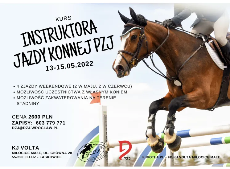 kurs instruktora jeździectwa Wrocław