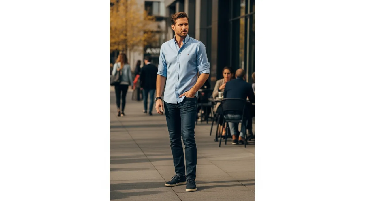 różne style podwiniętych rękawów koszuli