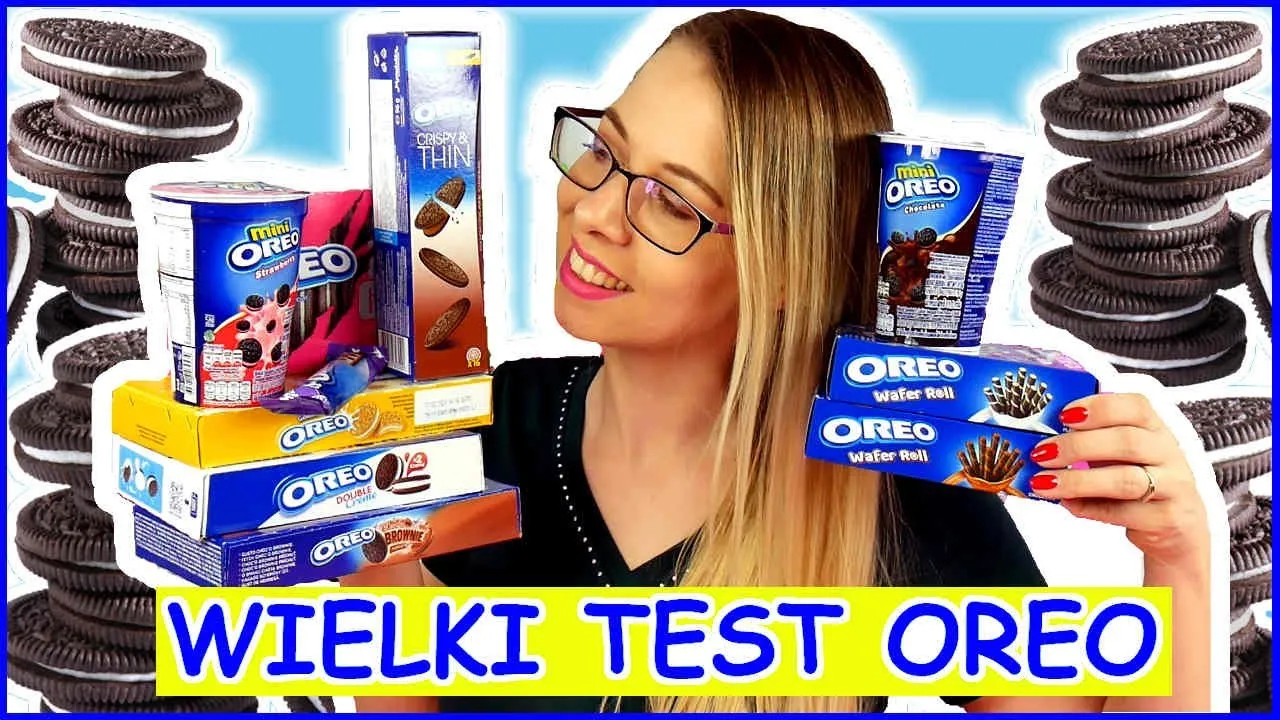 różne smaki ciastek Oreo porównanie