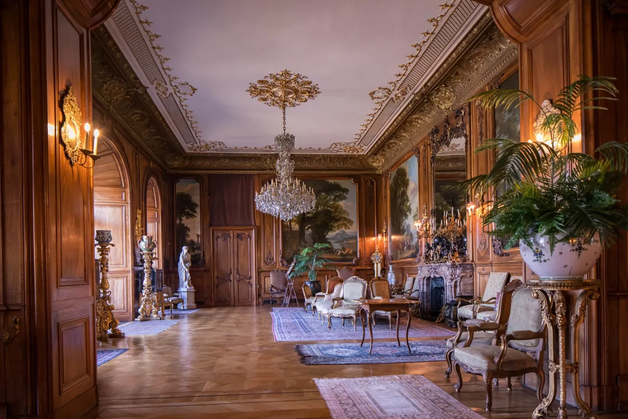 Zamek w Pszczynie wnętrza