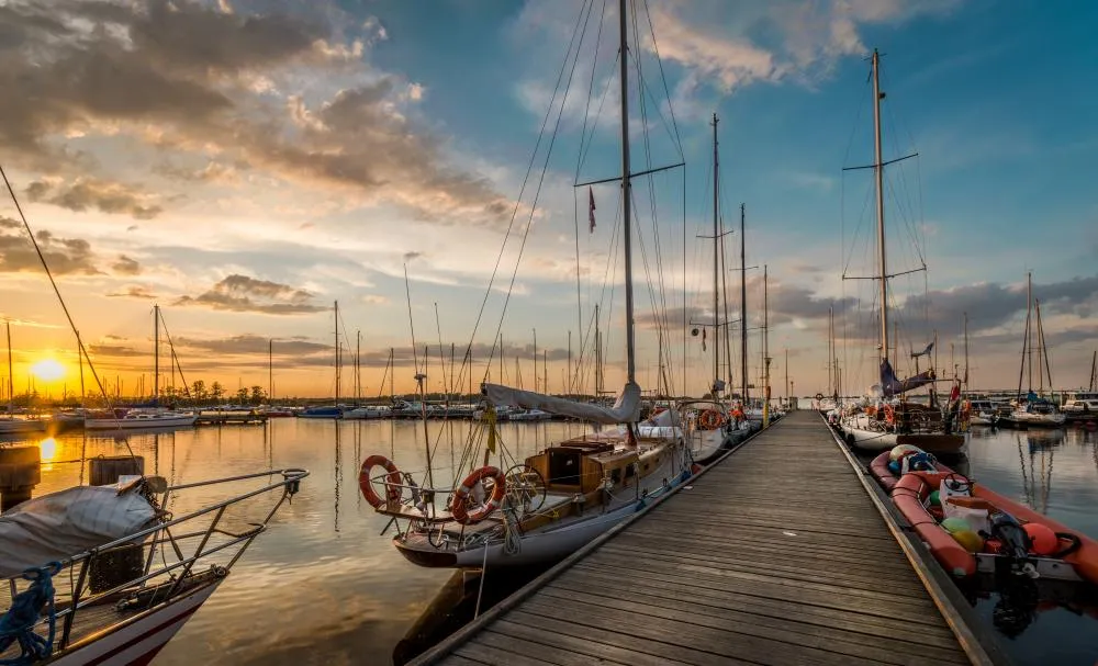 Jezioro Dąbie Arkonka Szczecin