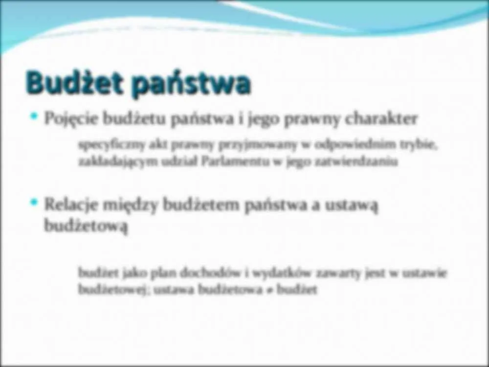 Ustawa okołobudżetowa definicja i cel