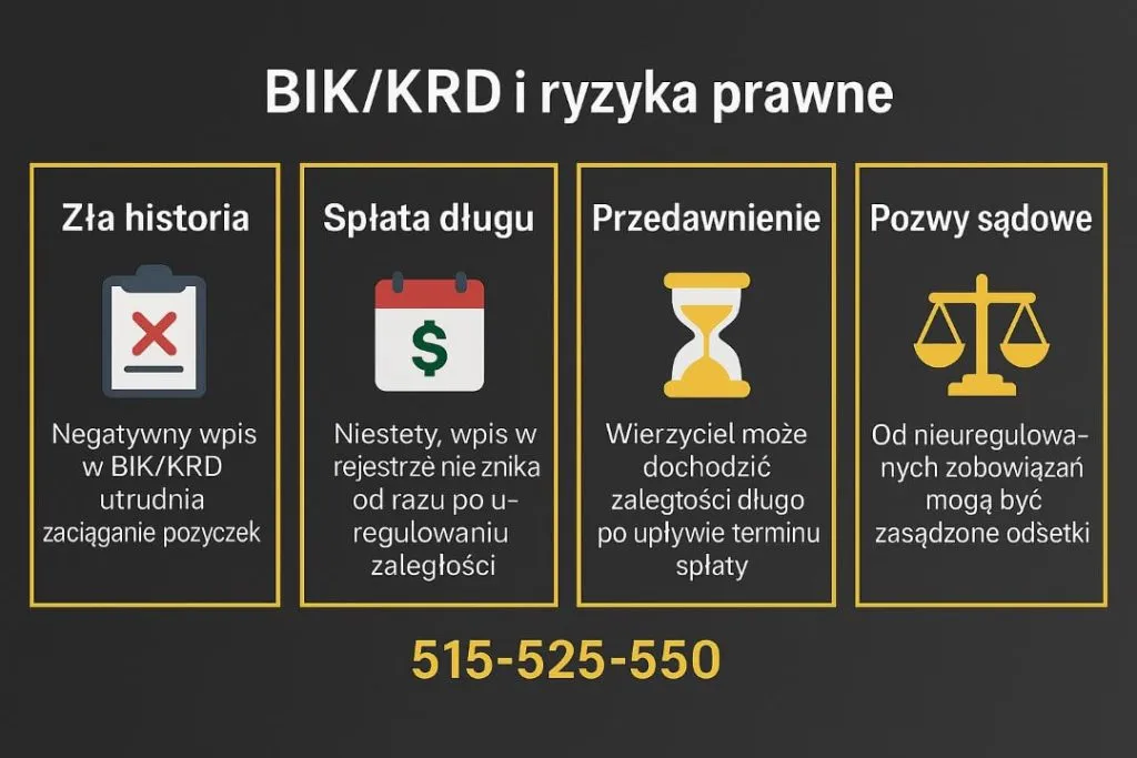 R&oacute;żnice BIK KRD infografika