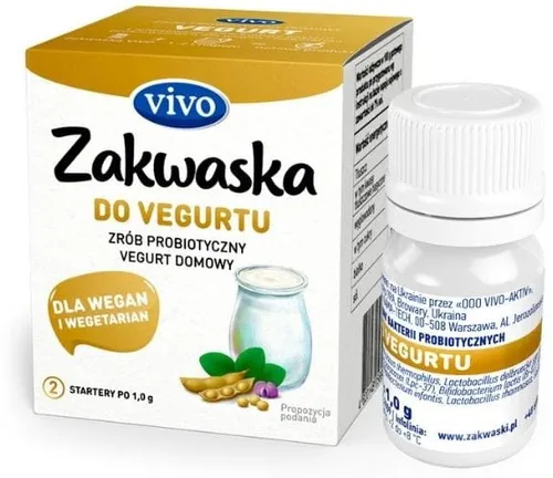 wegańskie kultury bakterii fiolka