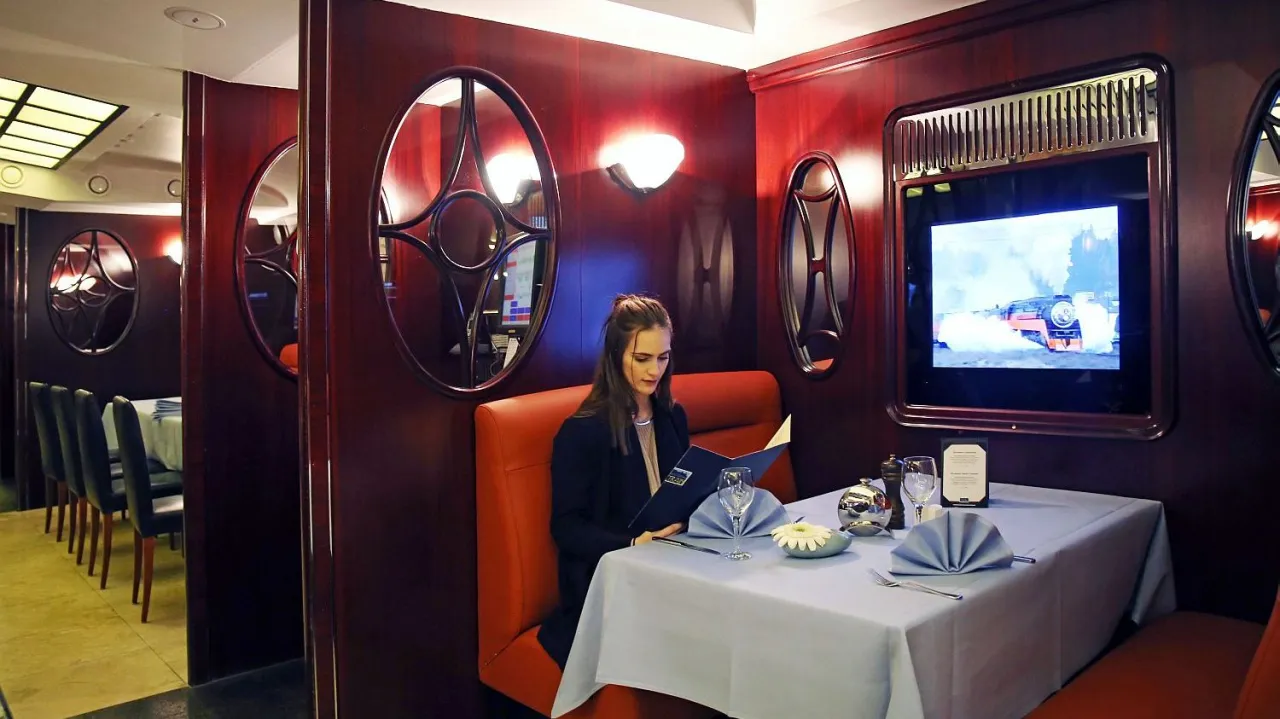 STEAKTRAIN Restaurant Leipzig Interieur