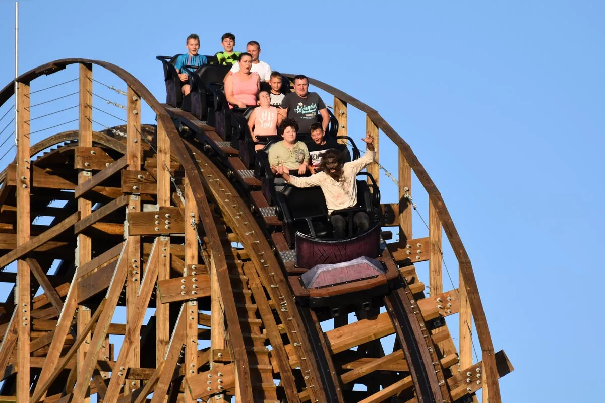 Majaland Góraszka rollercoaster Wilkołak