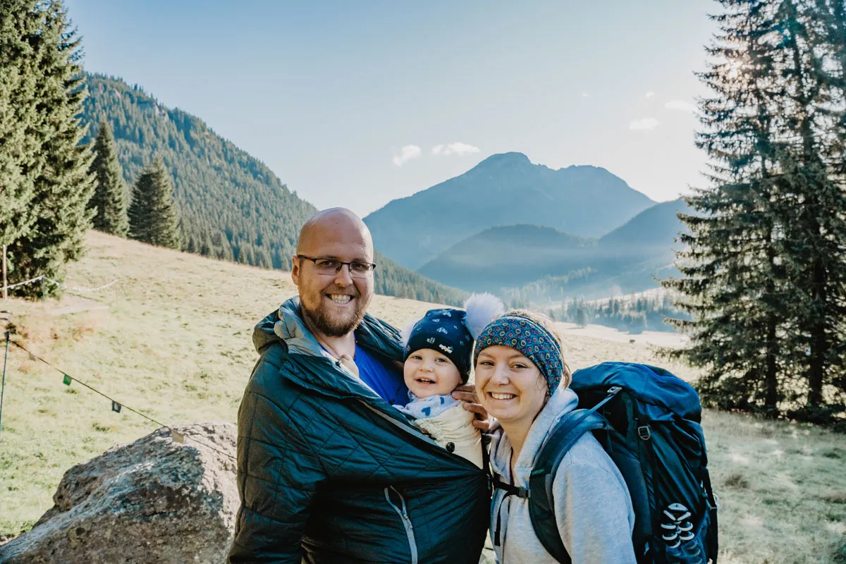rodzina z dziećmi Dolina Chochołowska krokusy