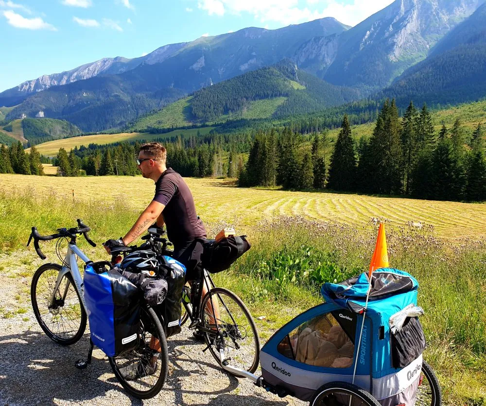 rodzinna wycieczka rowerowa Szlak Wokół Tatr