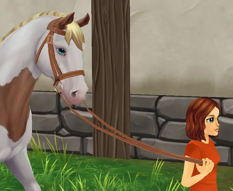 Star Stable Online ikona prowadzenia konia menu