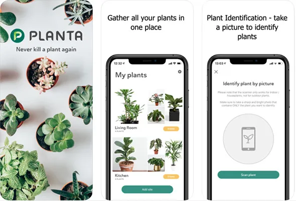 funkcje aplikacji do pielęgnacji roślin