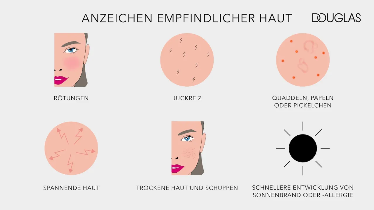 Hautpflege Routine empfindliche Haut Pickel