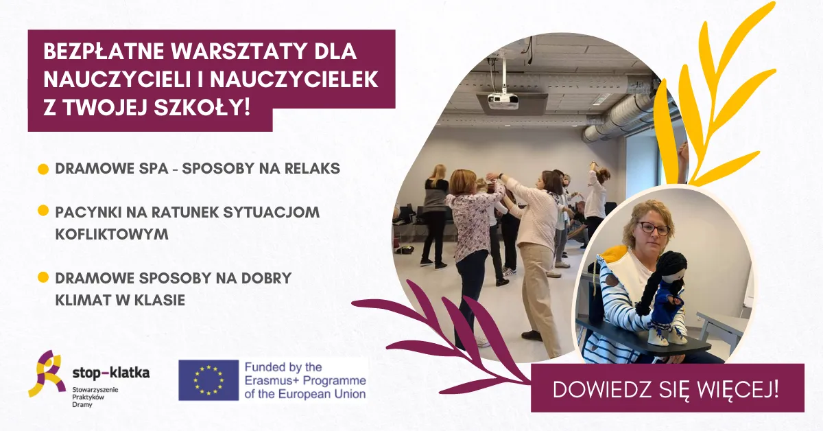 warsztaty dla nauczycieli w szkole