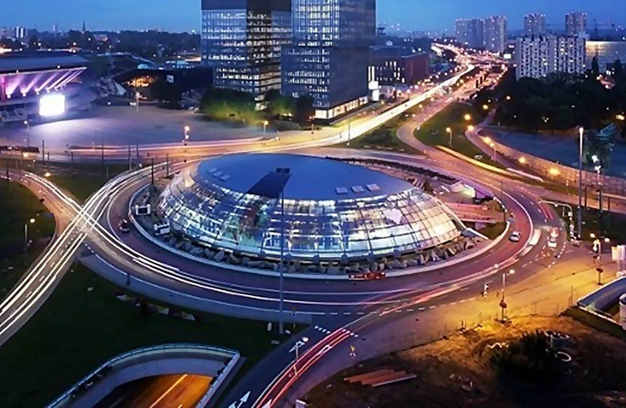 Rondo Generała Jerzego Ziętka Katowice organizacja ruchu