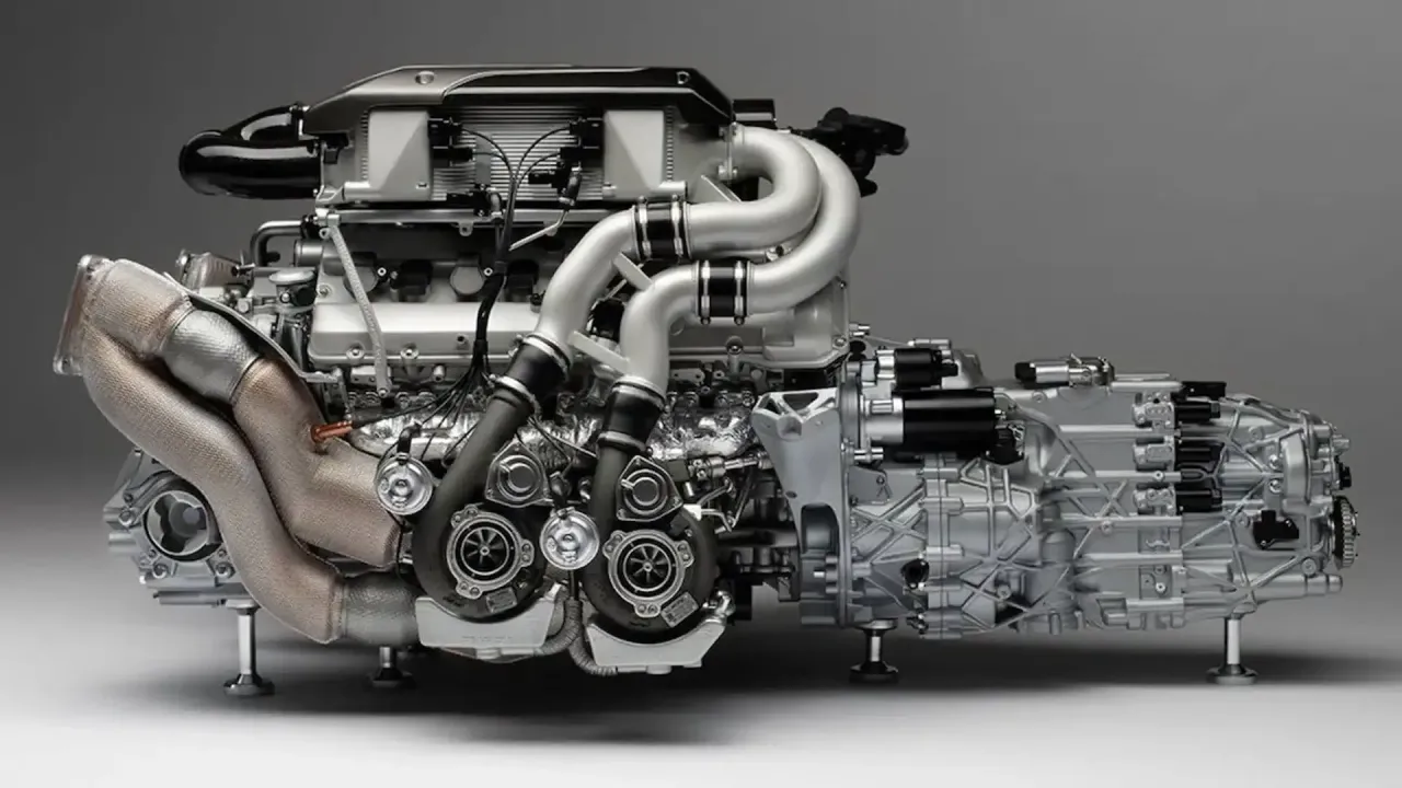Bugatti Chiron Super Sport 300+ engine