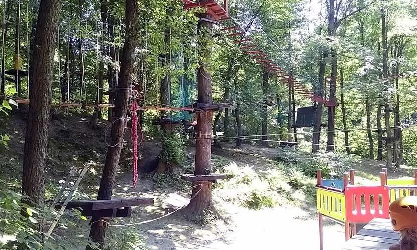 Park Linowy Linoskoczek Rzeszów trasy