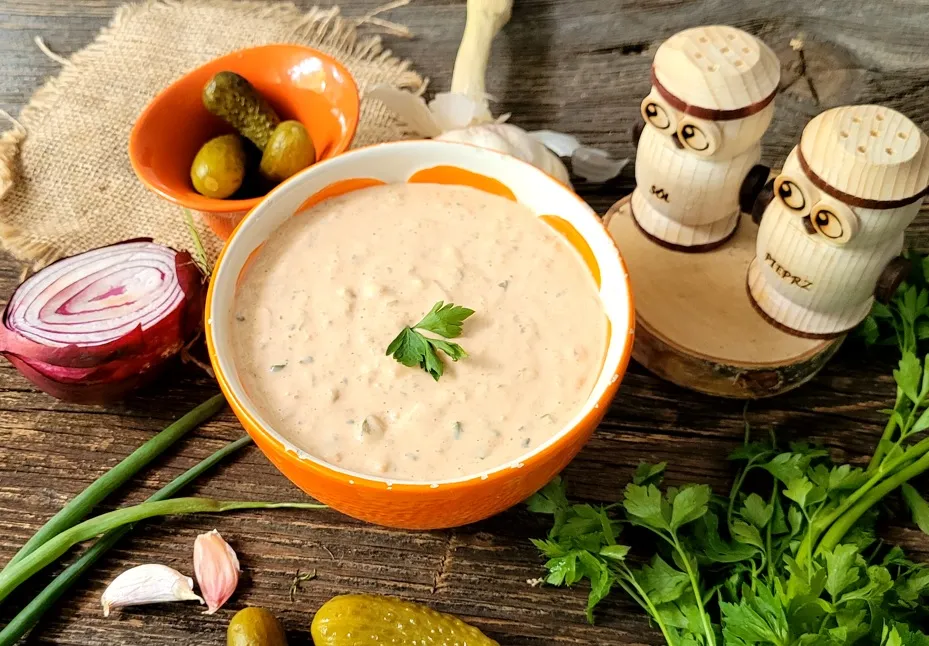 Sos czosnkowy, sos tysiąc wysp, sos musztardowo-miodowy do frytek