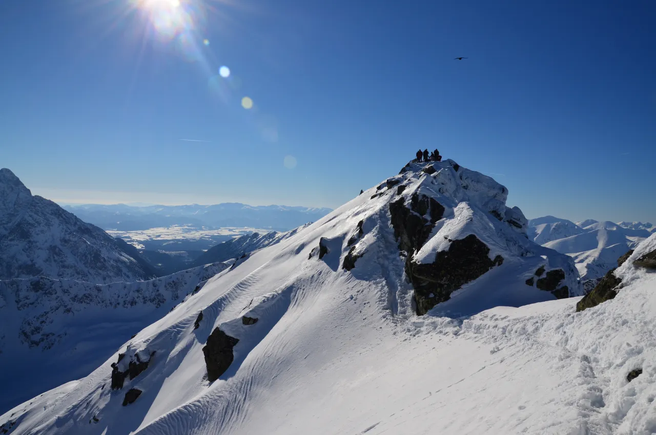 Kozi Wierch zimą taternictwo lawiny