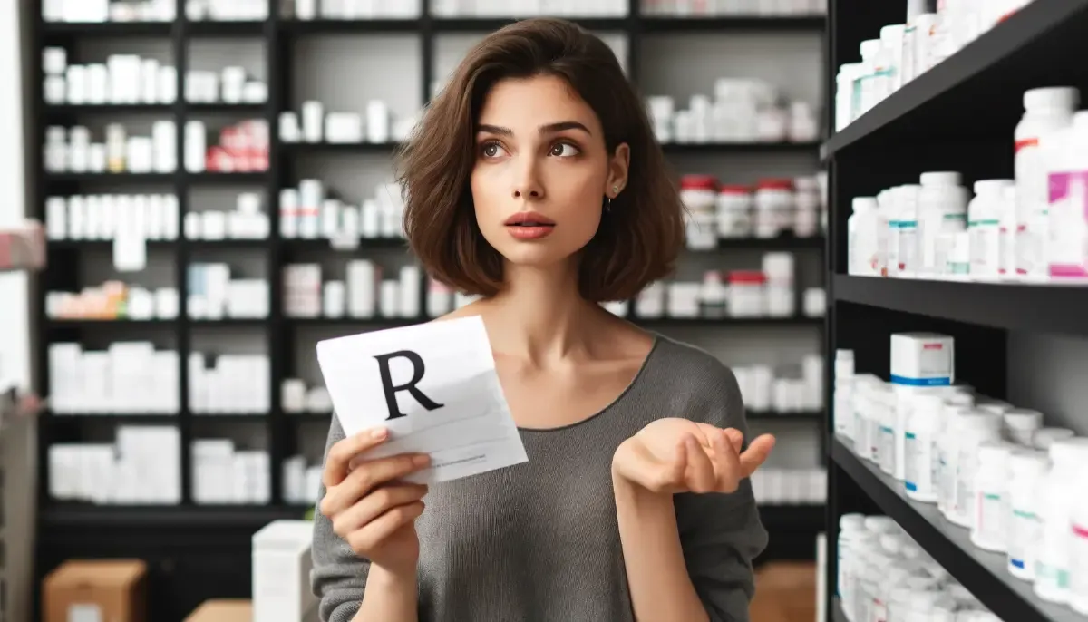 recepta z oznaczeniem ryczałtowym, litera R na recepcie