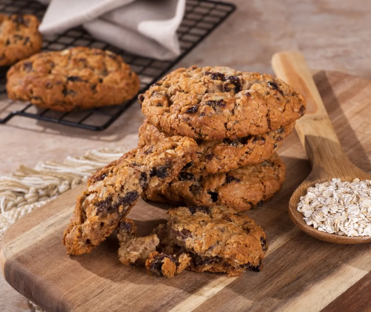 zdrowe ciastka owsiane vs kaloryczne ciastka owsiane