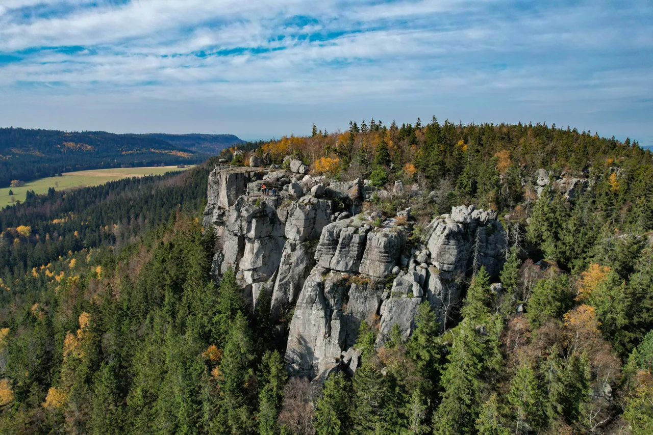 Śnieżka Karkonosze widok szlak