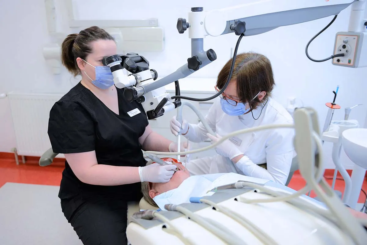 leczenie kanałowe mikroskop