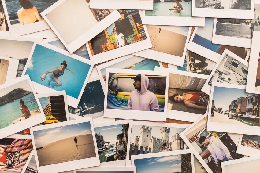 kolaż zdjęć prezentów-przeżyć i personalizowanych