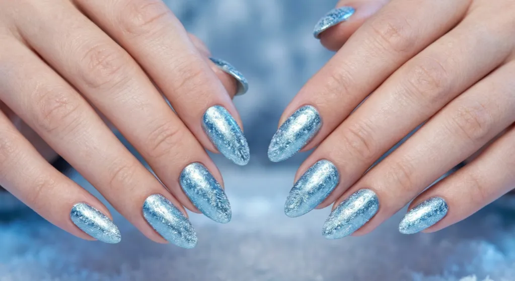 inspiracje paznokcie folia transferowa trendy 2026