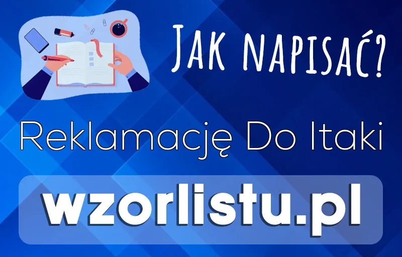 wzór reklamacji biuro podróży itaka