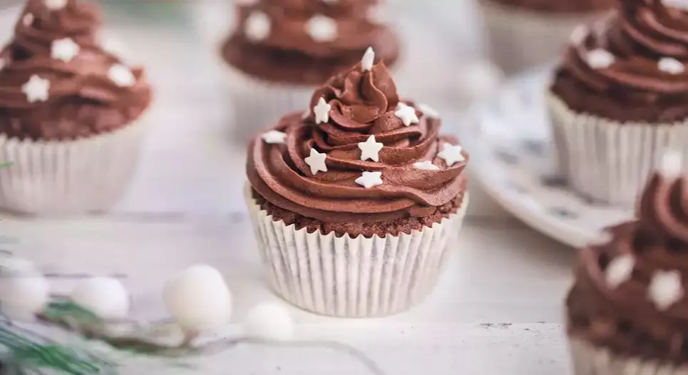 Dekoracje babeczek czekoladowych