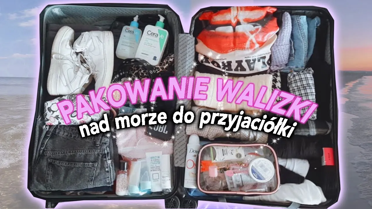 pakowanie walizki na wakacje nad morzem
