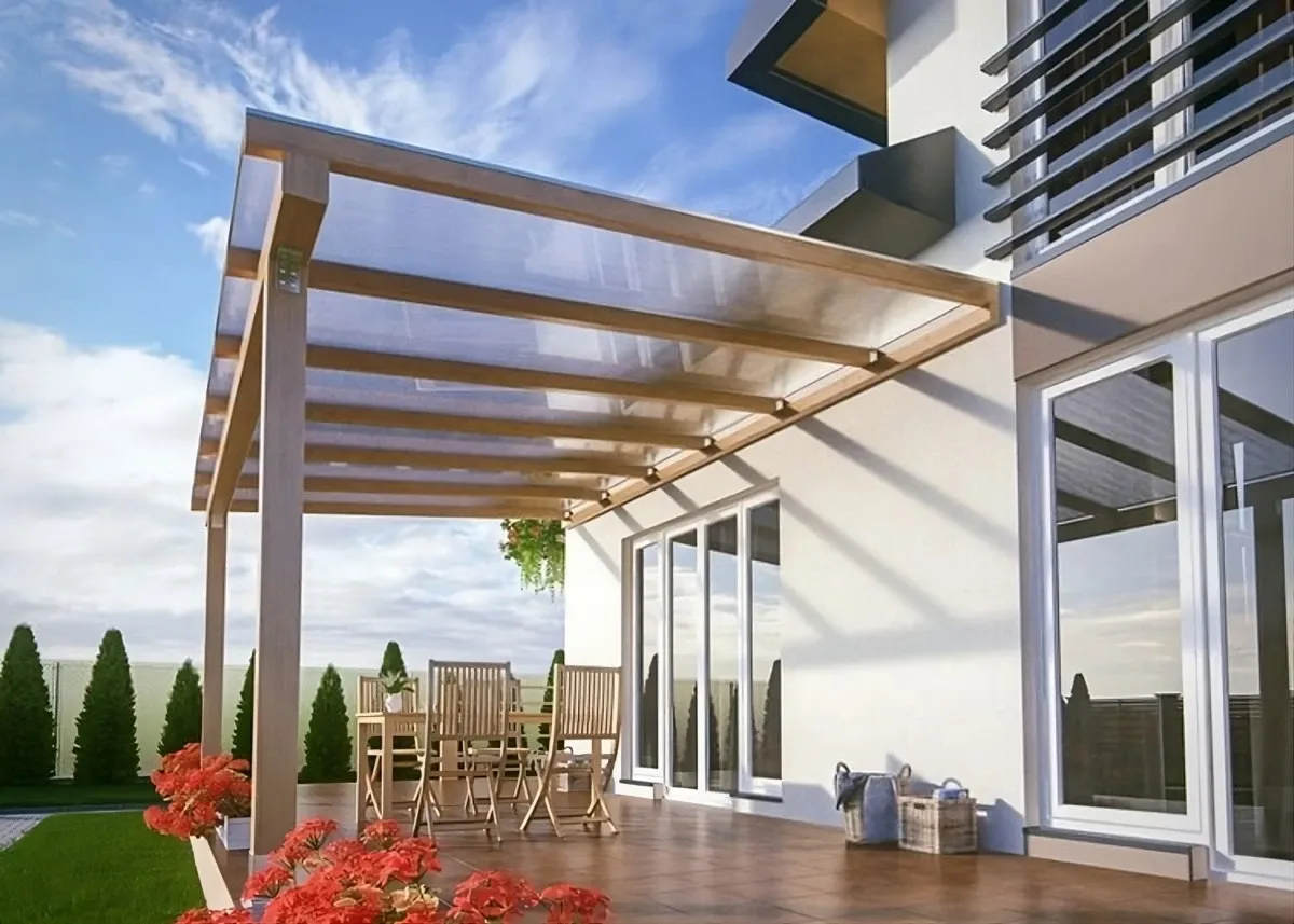 Zadaszenie tarasu z poliwęglanu