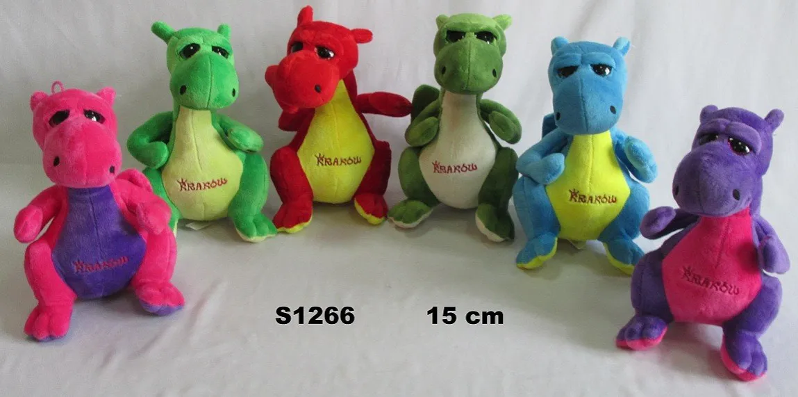 różne rodzaje zabawek smok wawelski