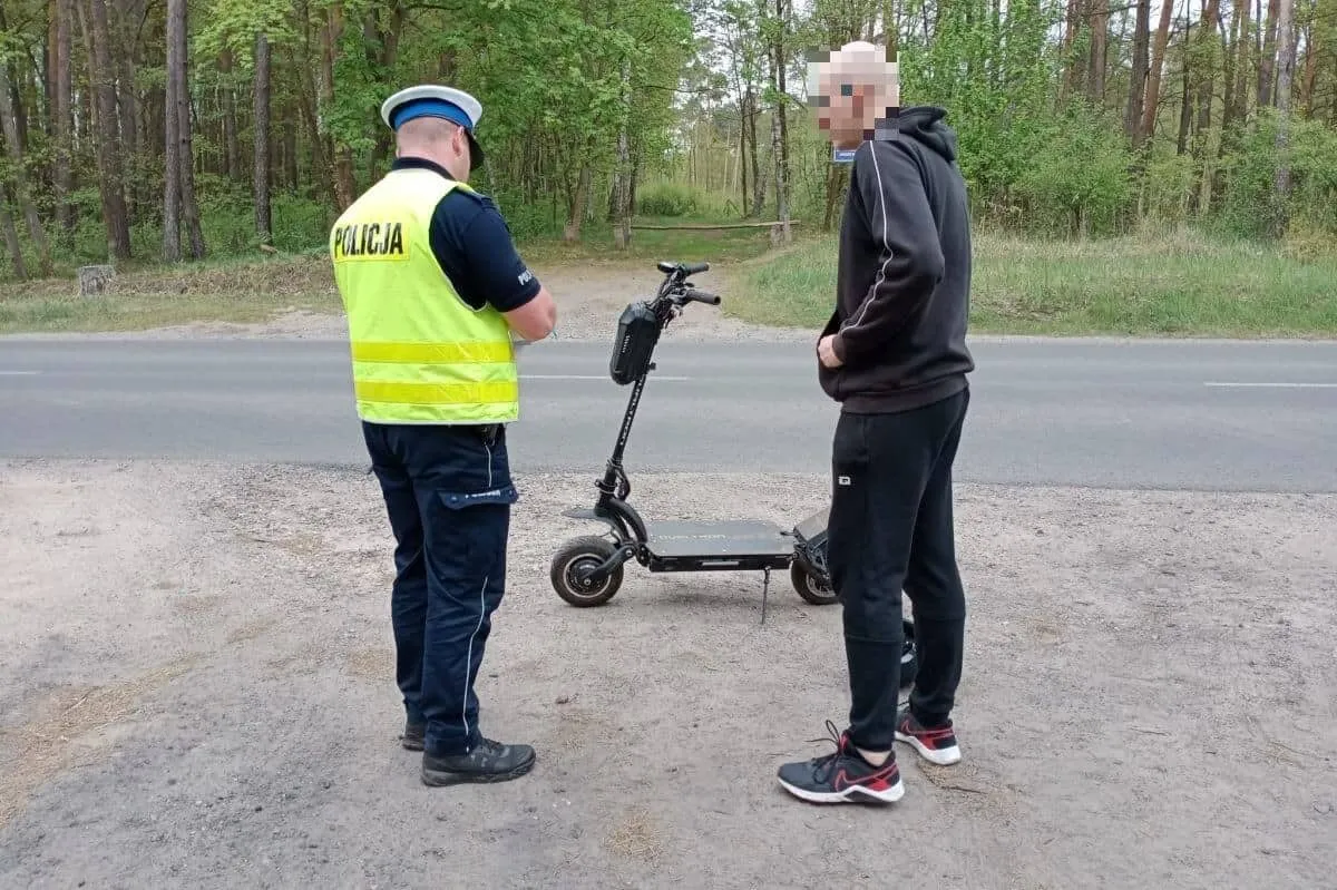 policja mandat hulajnoga elektryczna