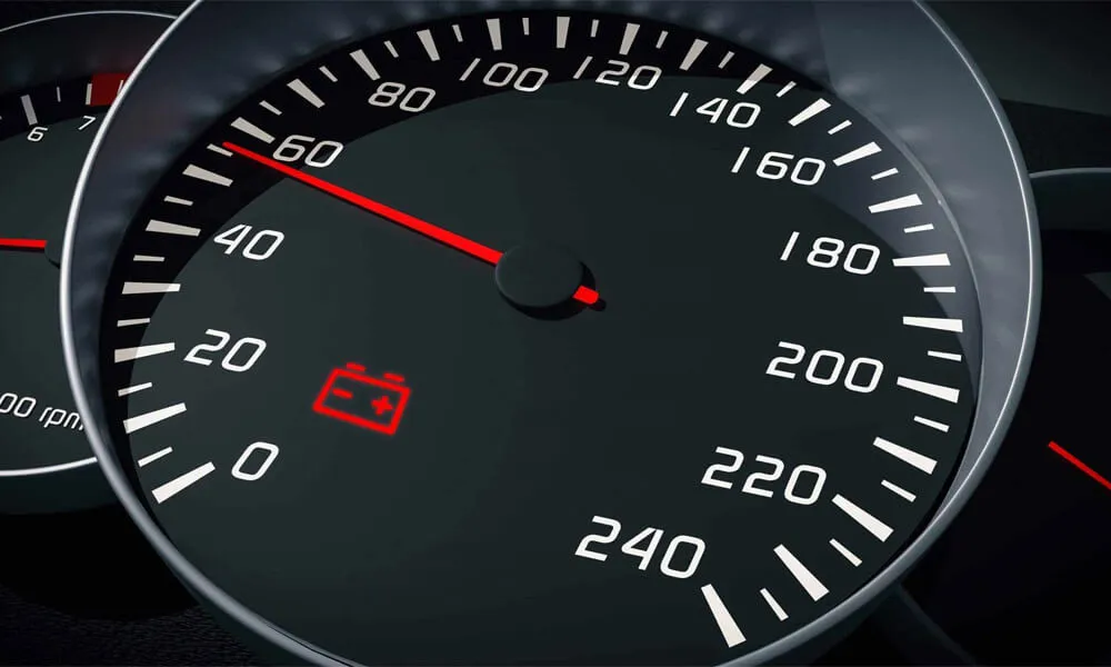 kontrolka akumulatora deska rozdzielcza