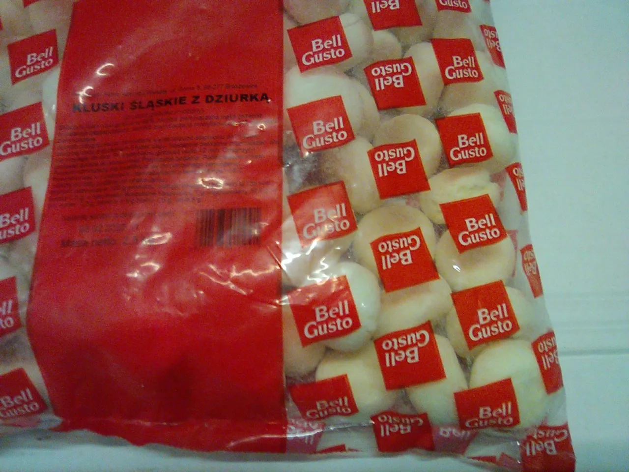 Mrożone kluski śląskie w woreczku