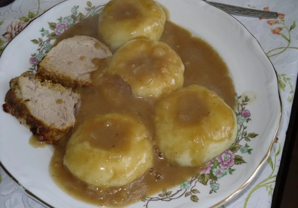 wegański sos do klusek śląskich