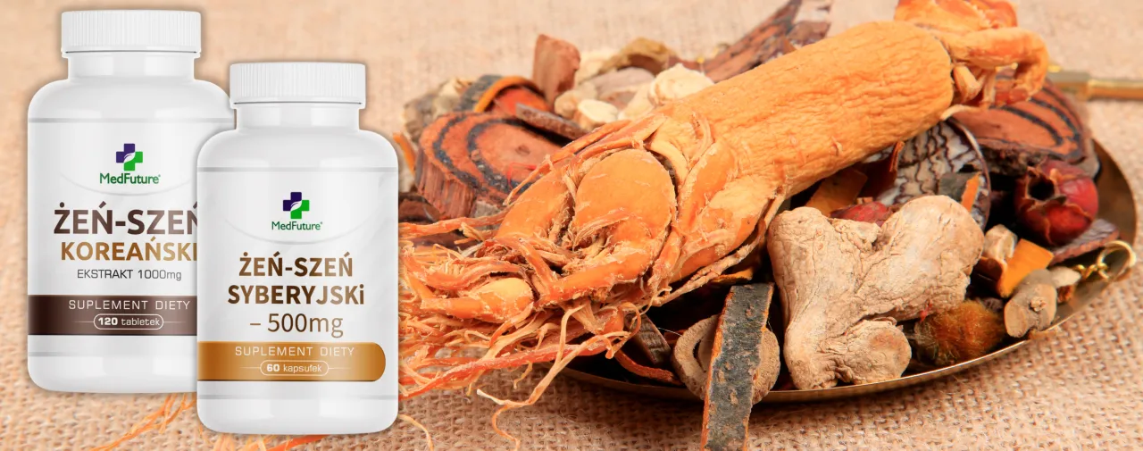 Żeń-szeń koreański biały i czerwony por&oacute;wnanie